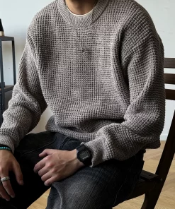 Pull en tricot épais de Style japonais pour hommes – Image 4