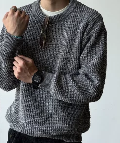 Pull en tricot épais de Style japonais pour hommes – Image 3