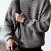 Pull en tricot épais de Style japonais pour hommes
