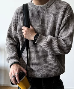 Pull en tricot épais de Style japonais pour hommes