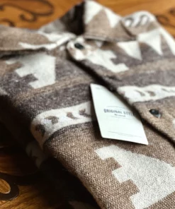 Chemise en laine lourde Vintage pour hommes – Image 3
