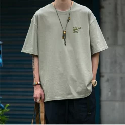 T-shirt surdimensionné coréen pour hommes