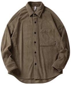 Chemise en velours côtelé pour hommes – Image 4