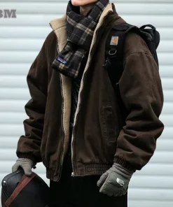 Veste polaire Streetwear coréen Homme