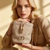 Sac seau Dior à texture tissée scintillante Femmes