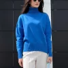 Pull à col roulé Chic automne hiver Femme