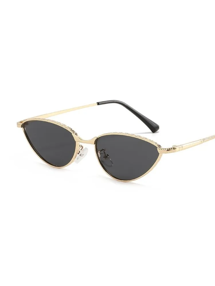 Nouvelles Lunettes de Soleil Tendance à Monture Triangulaire Fine – Image 2