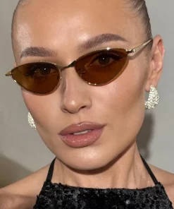 Nouvelles Lunettes de Soleil Tendance à Monture Triangulaire Fine