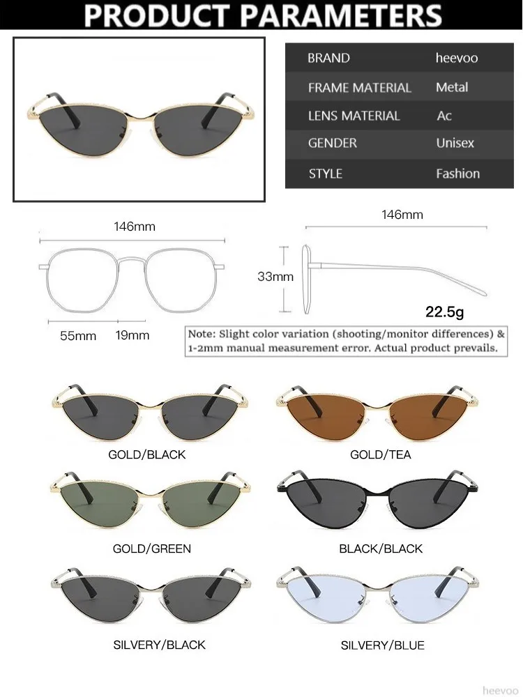 Nouvelles Lunettes de Soleil Tendance à Monture Triangulaire Fine – Image 5