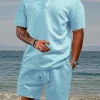 Ensemble Short Polo sport décontracté Hommes