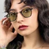 Lunettes de soleil carrées rétro Unisexe